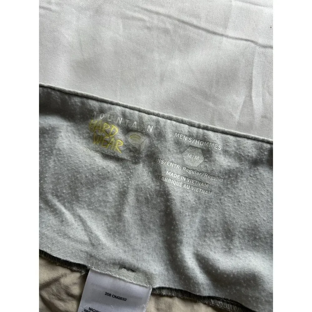 Mountain Hardwear Convertible Zip Off Hiking Pants Men’s M Regular Gray Nylon